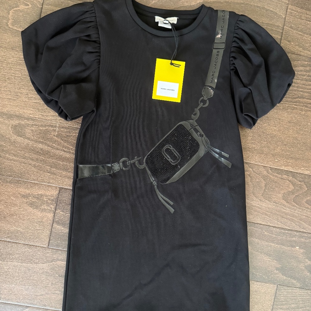 Marc Jacobs Voluminous Snapshot Dress in black - Picture 2 of 2